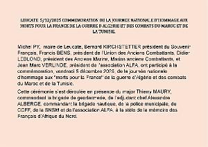2025 12 05 LEUCATE - COMMEMORATION MORTS POUR LA FRANCE EN AFN